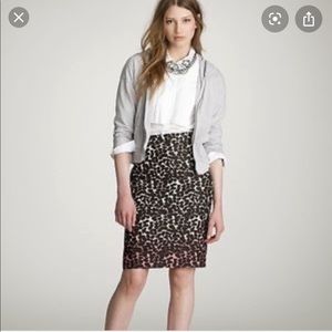 J crew wildcat ombré pencil skirt